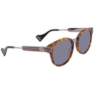 NEW Gucci Blue and Havana Round Men's Sunglasses